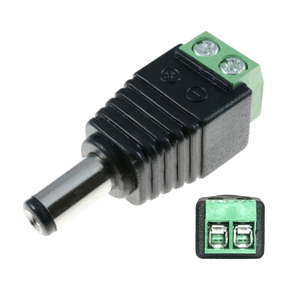 IC-254E Klemensli Jak Erkek 2,1mm