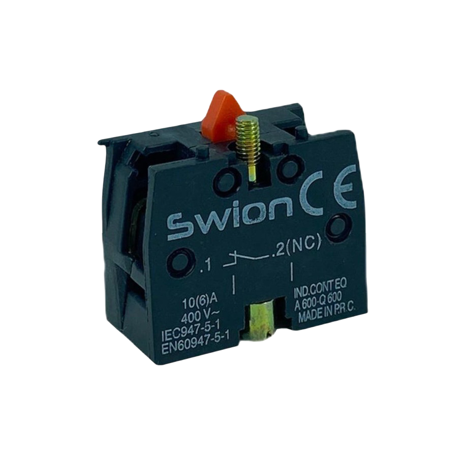 LAY5-Be102 22mm Kontak Blok (NC) Kırmızı