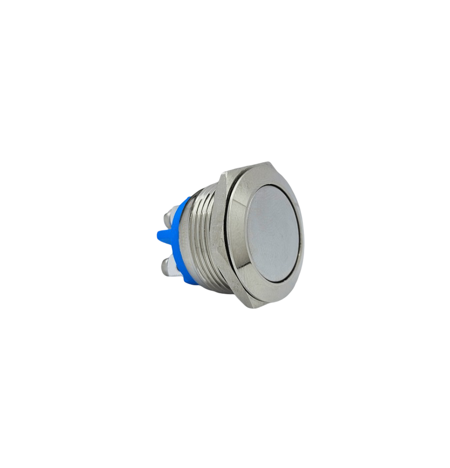 E98 19MM METAL BUTON YAYLI DÜZ KAFA 1NO