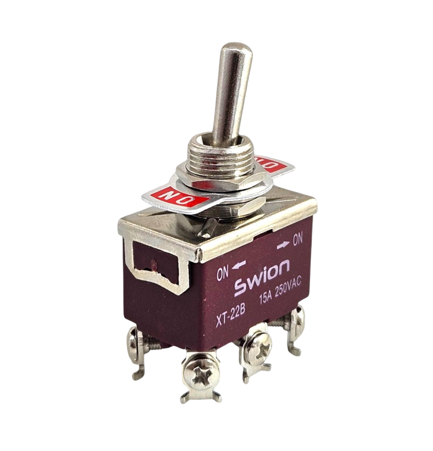 IC-157S SWION Toggle Switch 15AMP 6P ON-OFF Ø12mm XT-22B