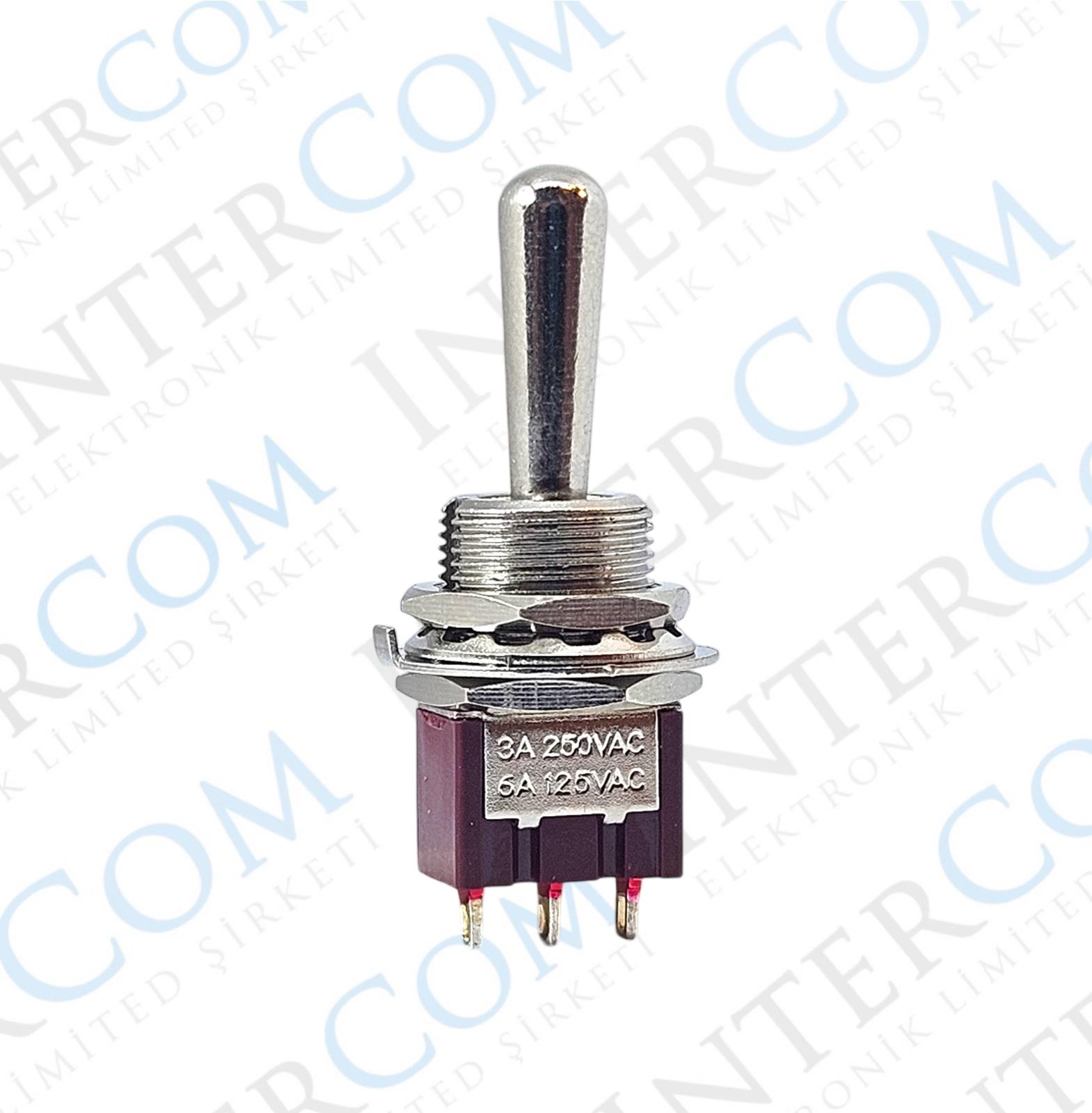 IC-148F Toggle Switch ON-OFF-ON Ø12mm MTS-103L