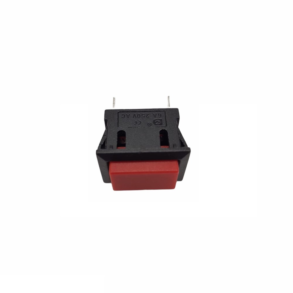 IC-180K-1 BUTON PLASTİK YAYLI 2P KIRMIZI DİKDÖRTGEN PBS101