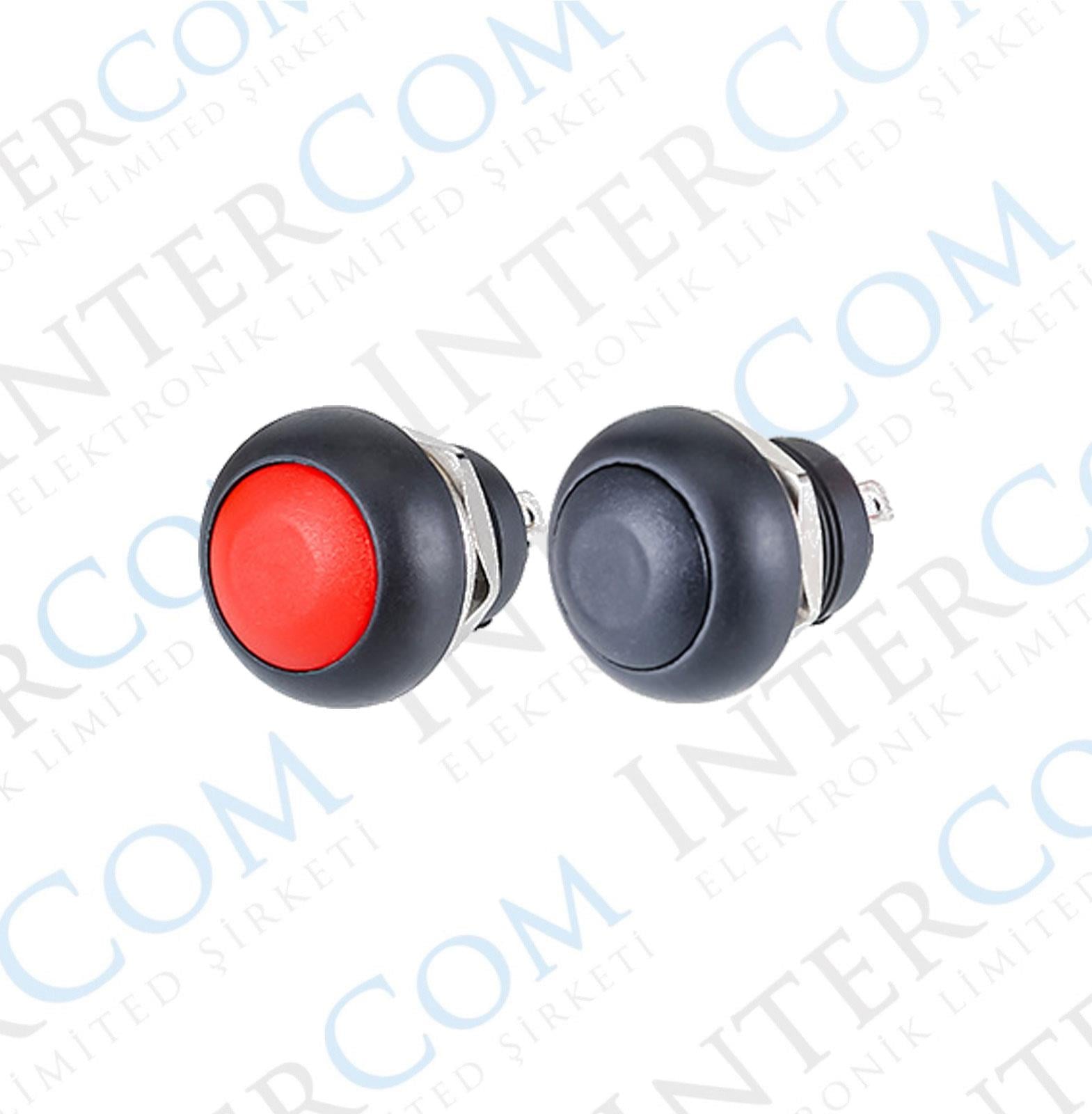 Buton Ø12mm PBS33B - Ekonomik