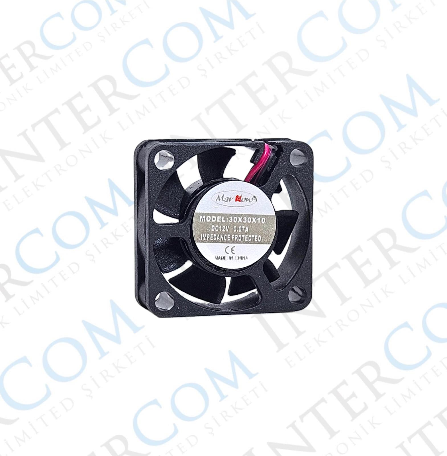 IC-216 30X30X10 DC FAN 12V 0,07A