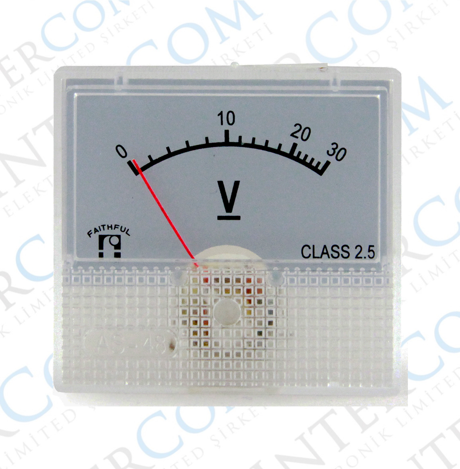 IC-230A 0-30V DC Analog Gösterge 45x48mm