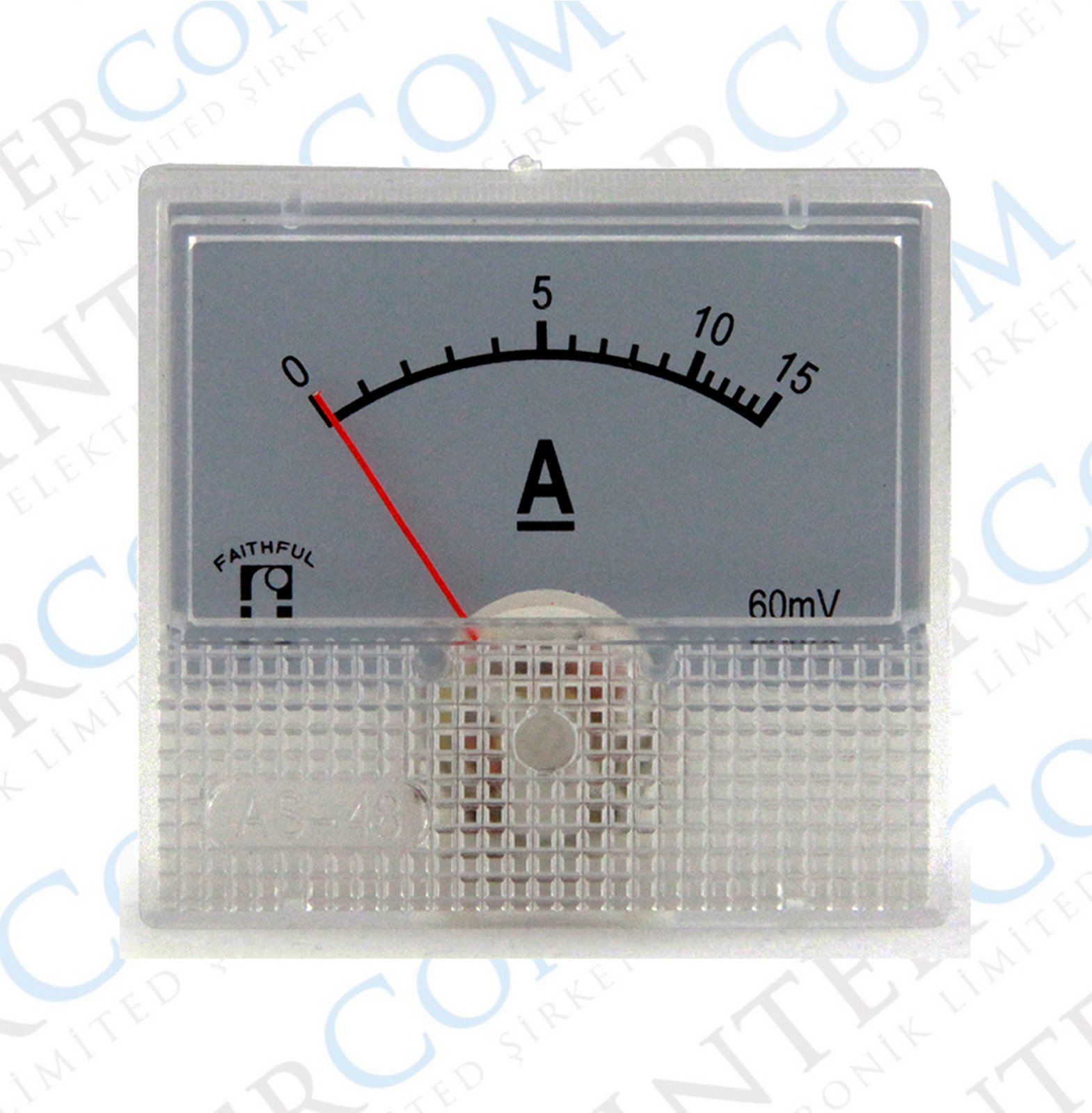 IC-231A 0-15A DC Analog Gösterge 45x48mm