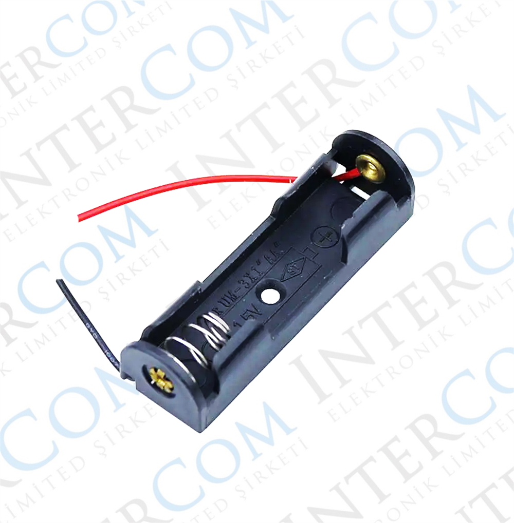IC-233-1 Tekli Pil Yuvası (AA)