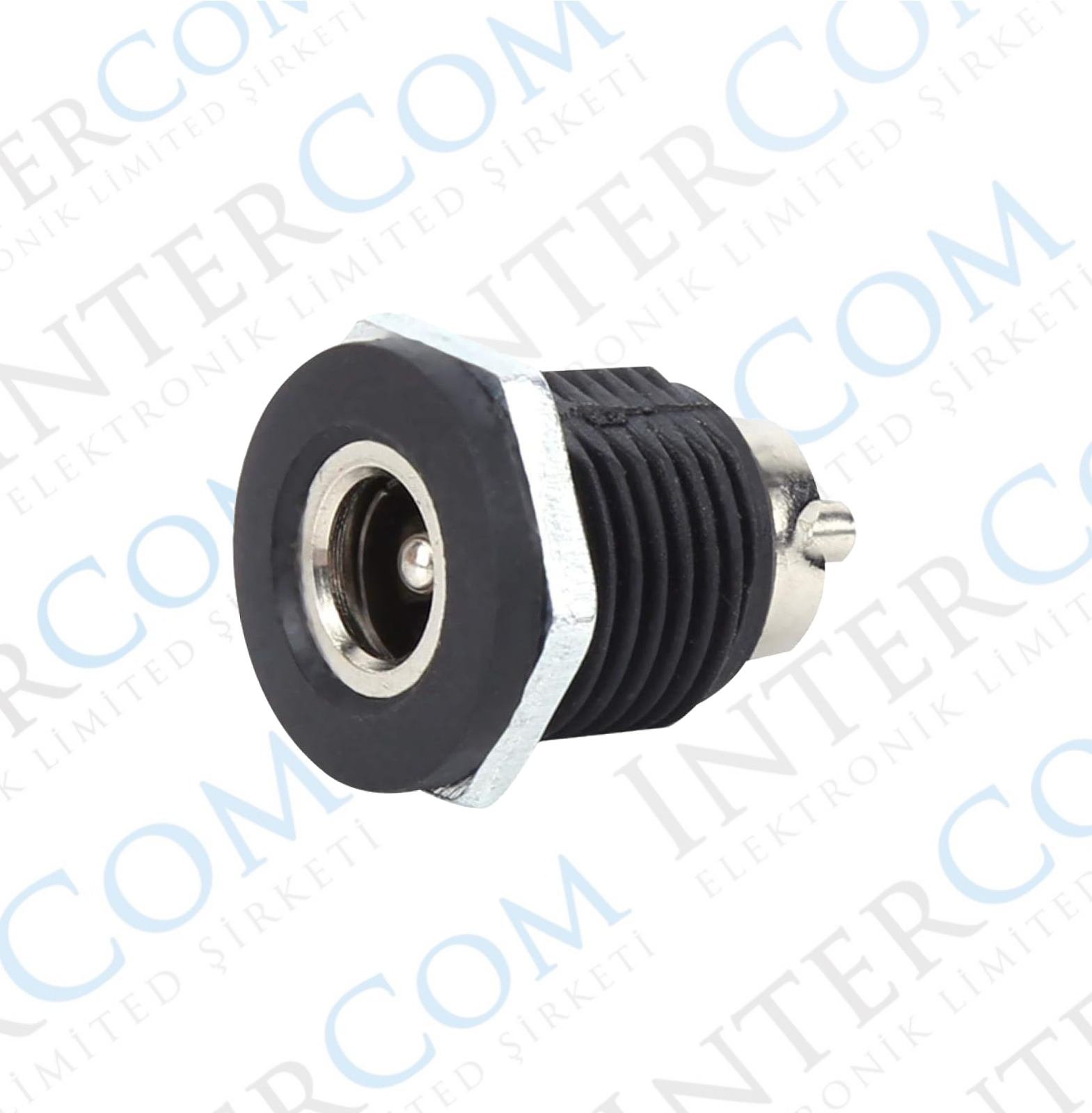IC-258C Jak DC 2.1mm İçi Metal Ø12mm