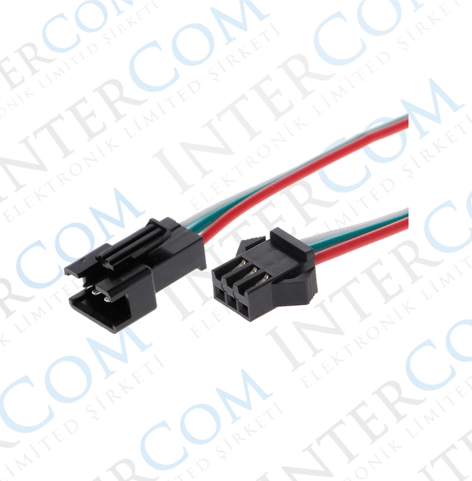 IC-261J-3 JST SM 3P Kablolu Konnektor Takım