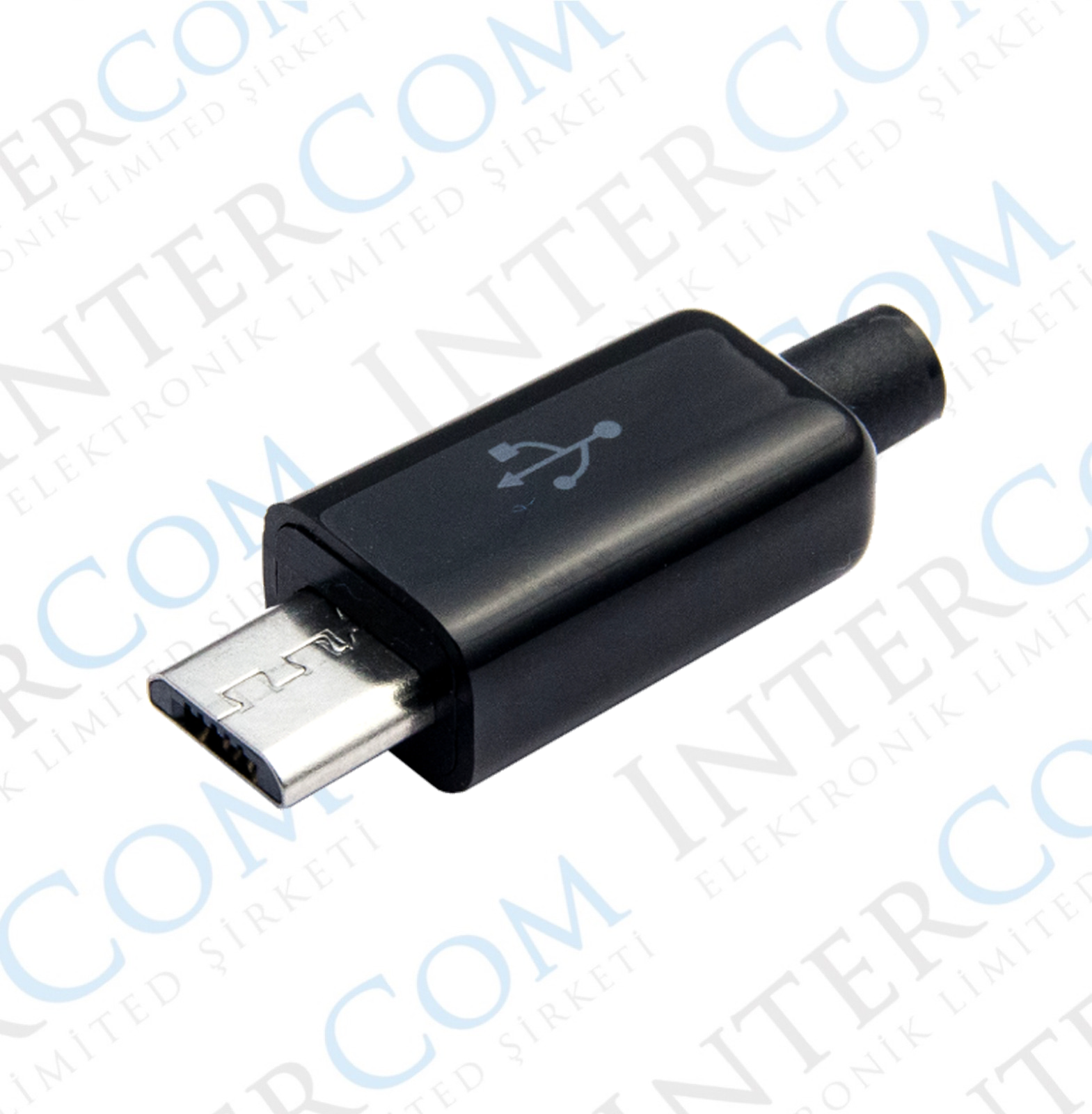 IC-266A-5 Mikro USB Erkek Seyyar Kapaklı