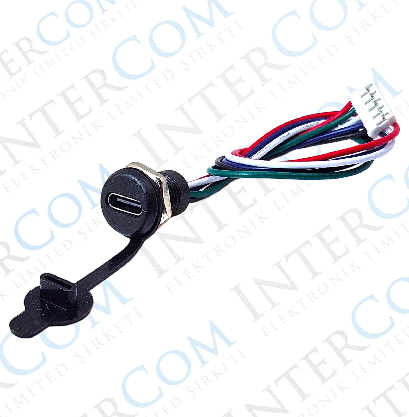 IC-266T-2 Pano Tip TYPE-C Şase Dişi 2P - Şarj + Data