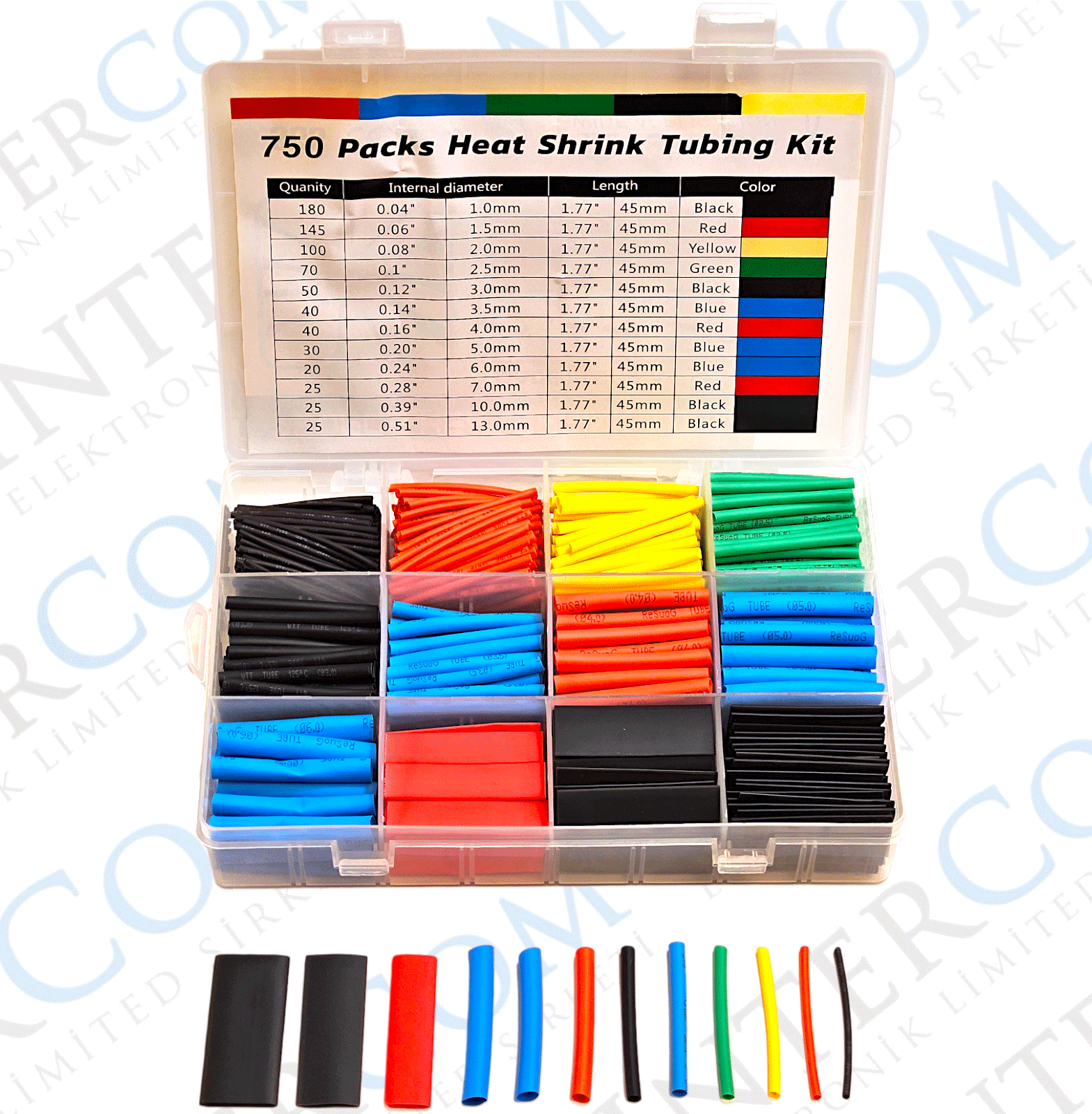 IC-274 KUTULU MAKARON SETİ 750 PARÇA