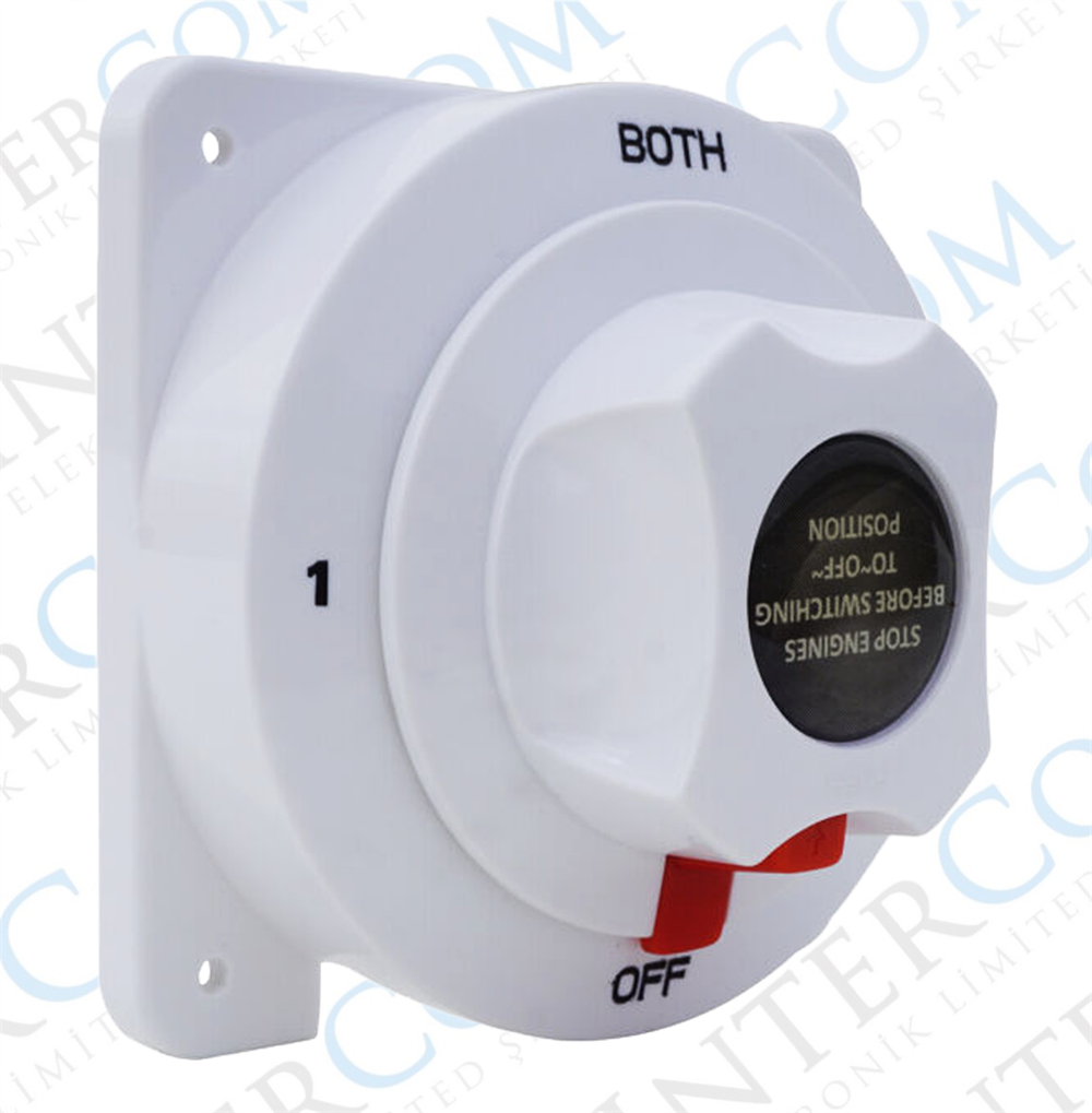 IC-275B AKÜ ŞALTERİ 175A 3P 12-24V 1+2 ÇİFT DEVRELİ 133MM