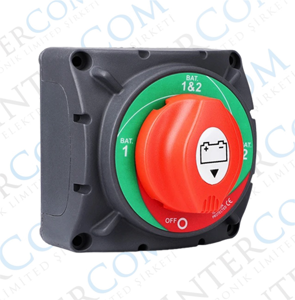 IC-275D-2   AKÜ ŞALTERİ 500A 3P 12-24V 1+2 ÇİFT DEVRELİ 