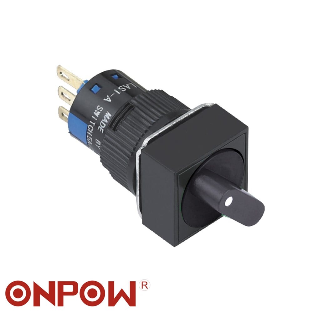 LAS1-AF-11X-21 16mm Mandal Buton OFF-ON 1NO/1NC