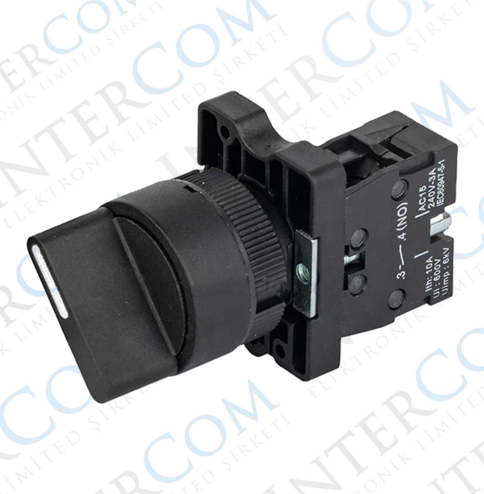 LAY5-ED21 22mm Kısa Mandal 0-1 Kalıcı 1NO