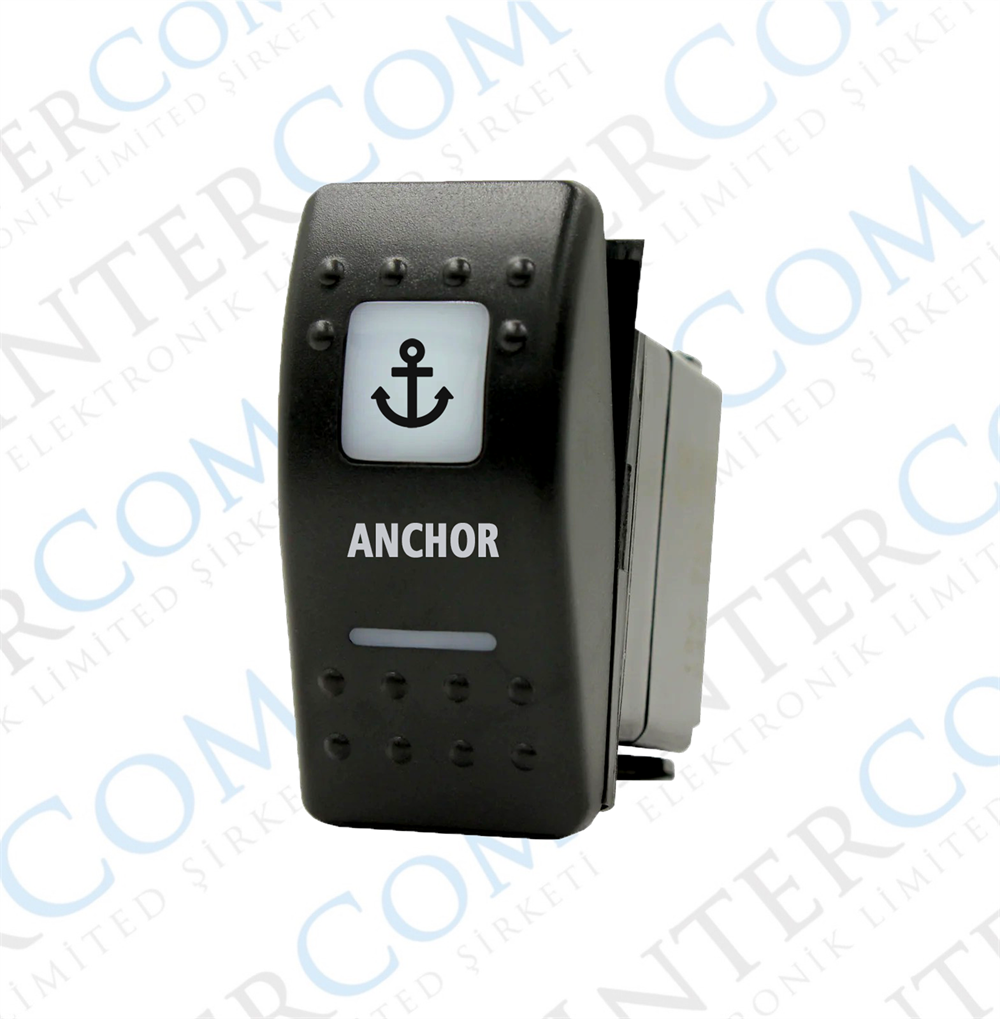 MARİN SW 4P (ON)-OFF-(ON)12-24V LEDLİ ÇAPA IRGATI IC134M-S11E