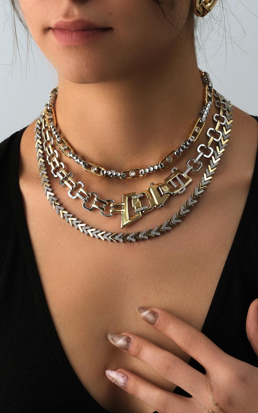 Çift Renk Marka Kolye