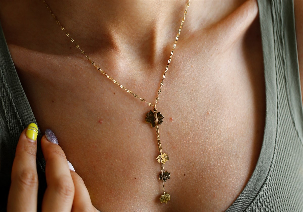 Çelik Yıldız Kolye