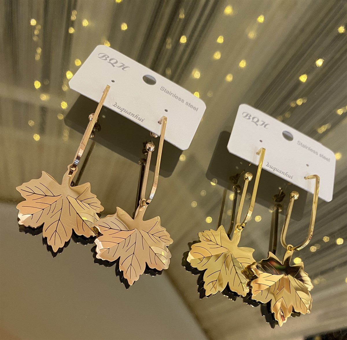 Çınar Çelik Küpe Seti 