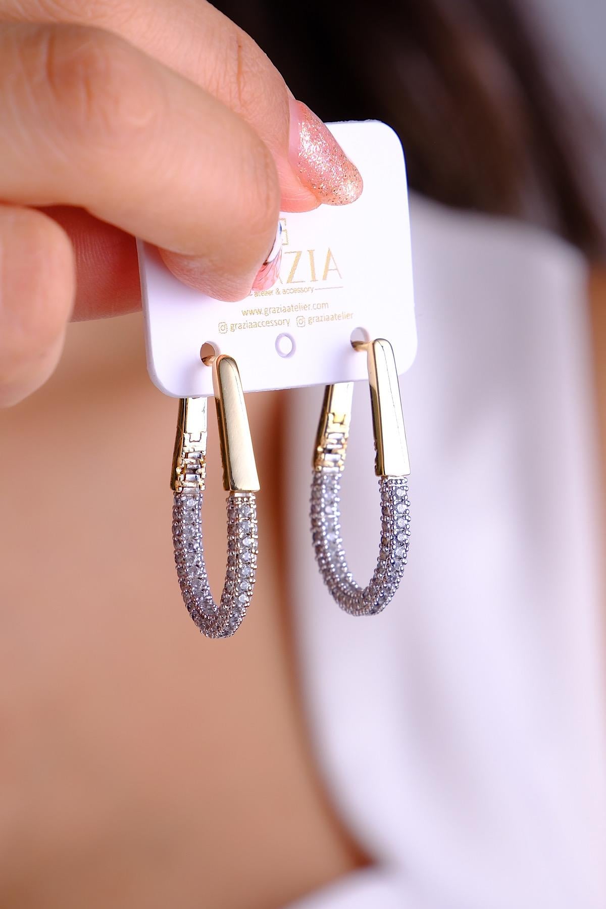 Lüks Marka Küpe Seti