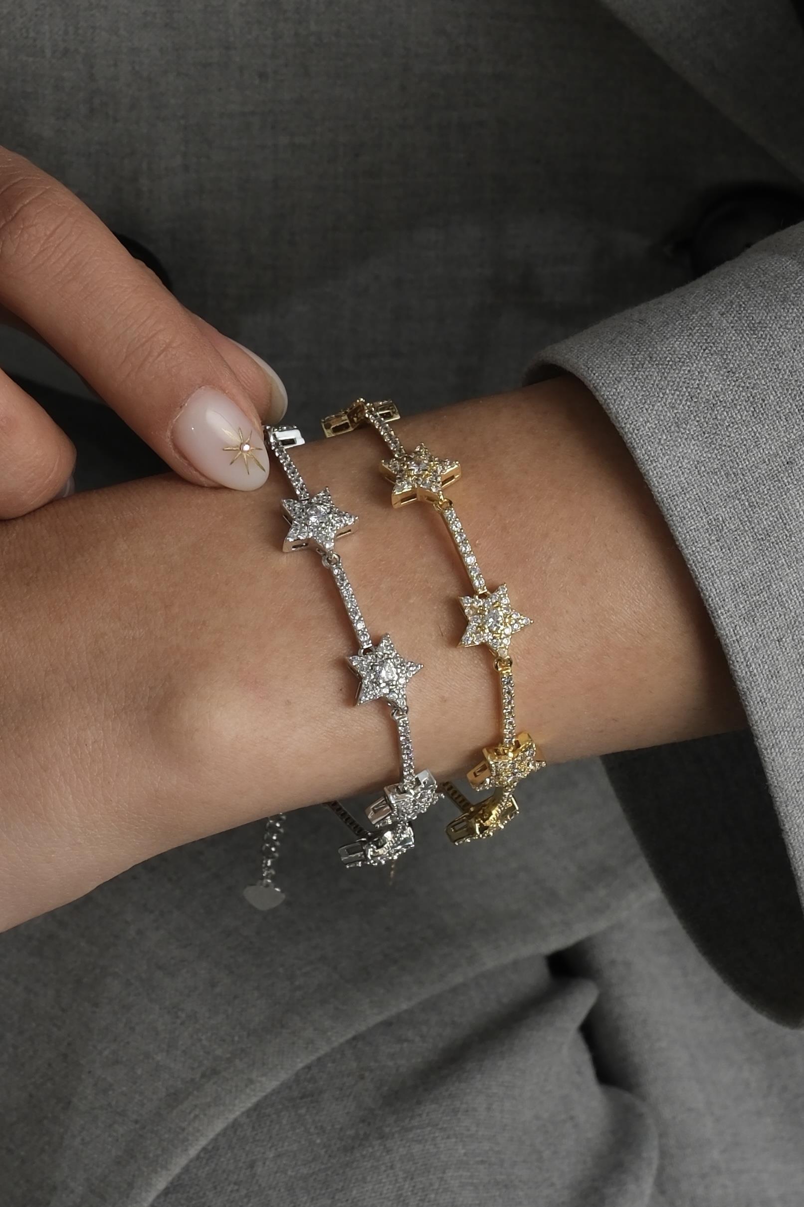 Marka Zirkon Yıldız Bileklik