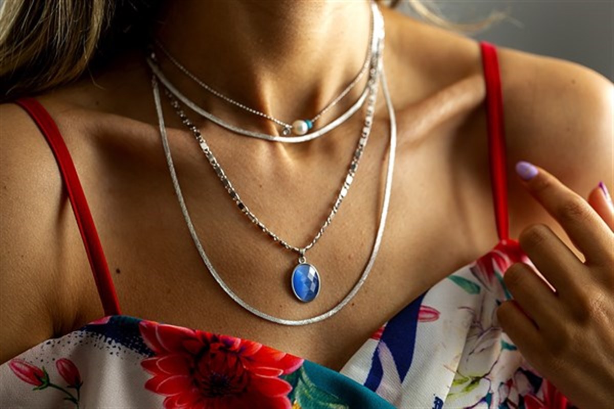 Mavi Kaplan Gözü Kolye