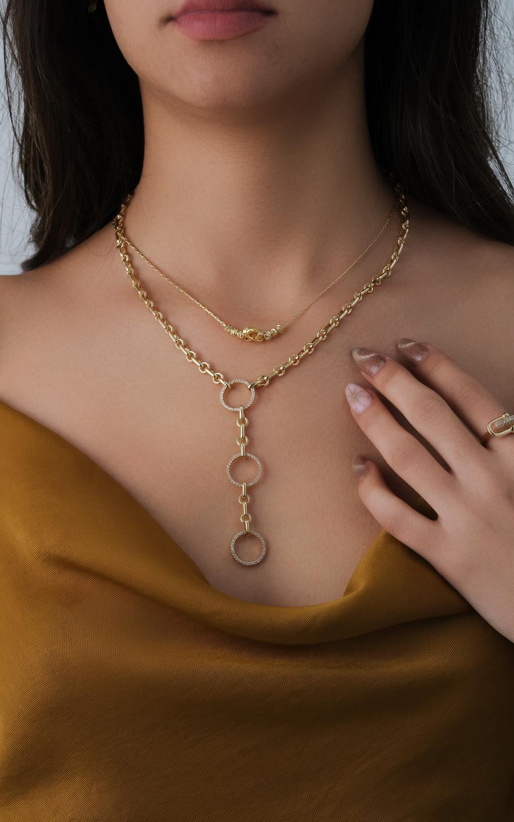 X Halka Y Kolye Seti