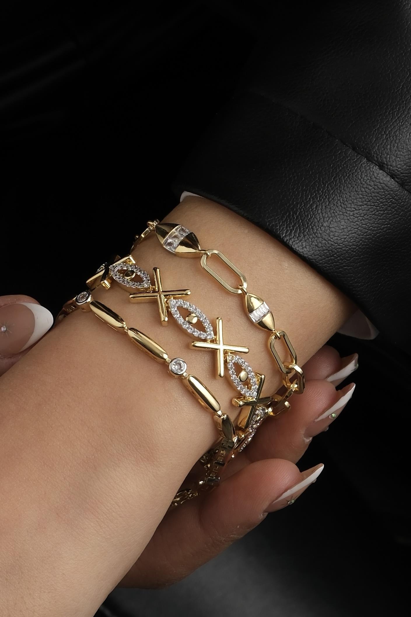 Zirkon Kuyum Bileklik Seti