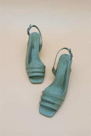 ''VELORİS'' Ökçe Detaylı Mint Topuklu Ayakkabı - Penne ShoesTOPUKLU MODELLER 💜PENNEW1251-6215 PENNE''VELORİS'' Ökçe Detaylı Mint Topuklu Ayakkabı