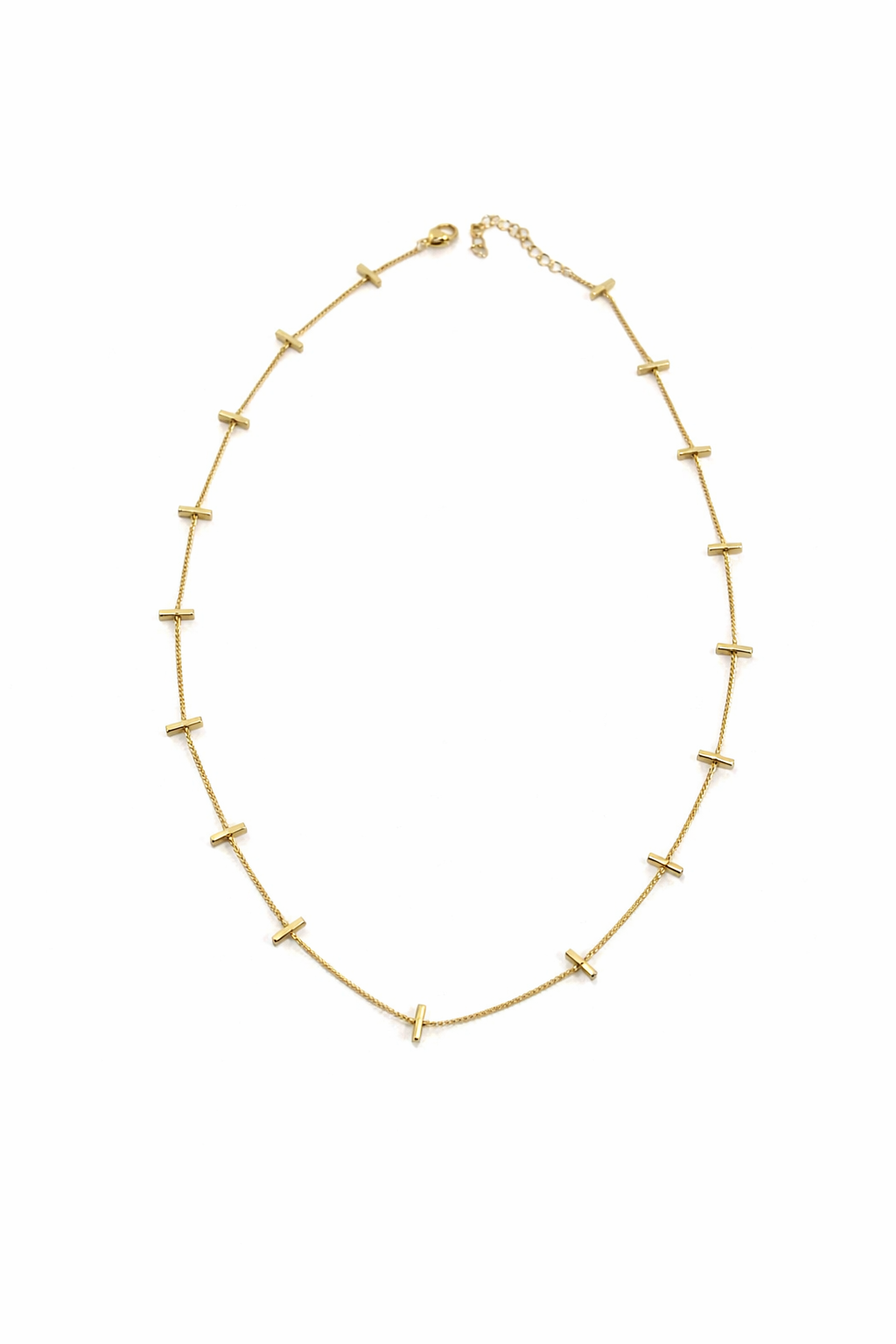 Çubuk Sıralı Zincir Kolye