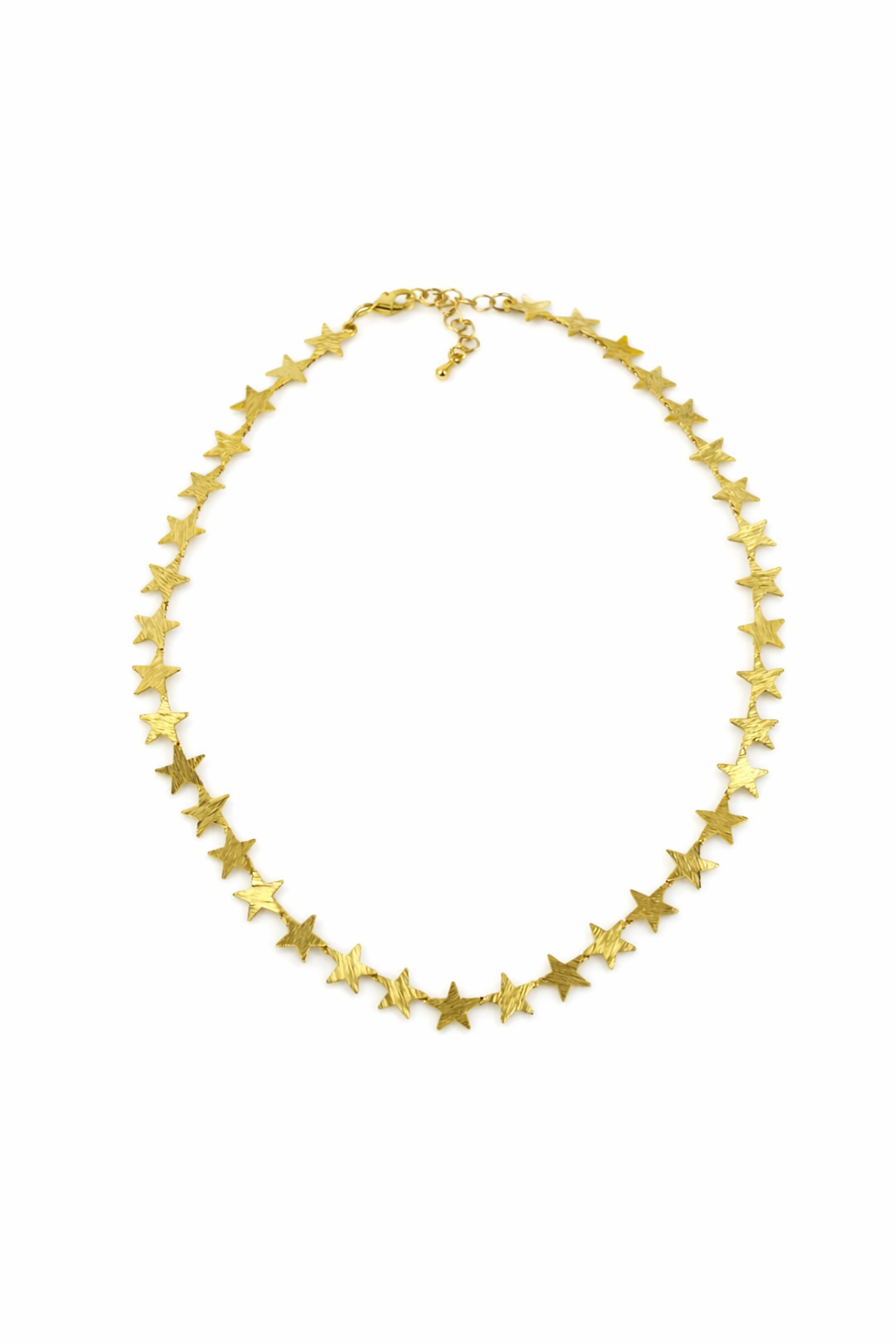 Yıldız Plaka Sıralı Kolye