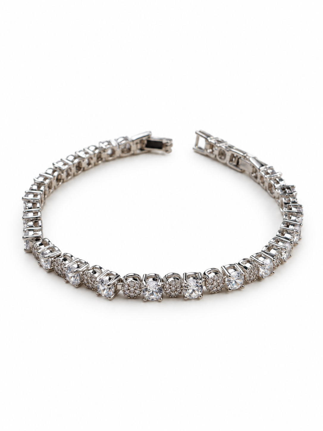 Zirkon Taşlı Silver Bileklik