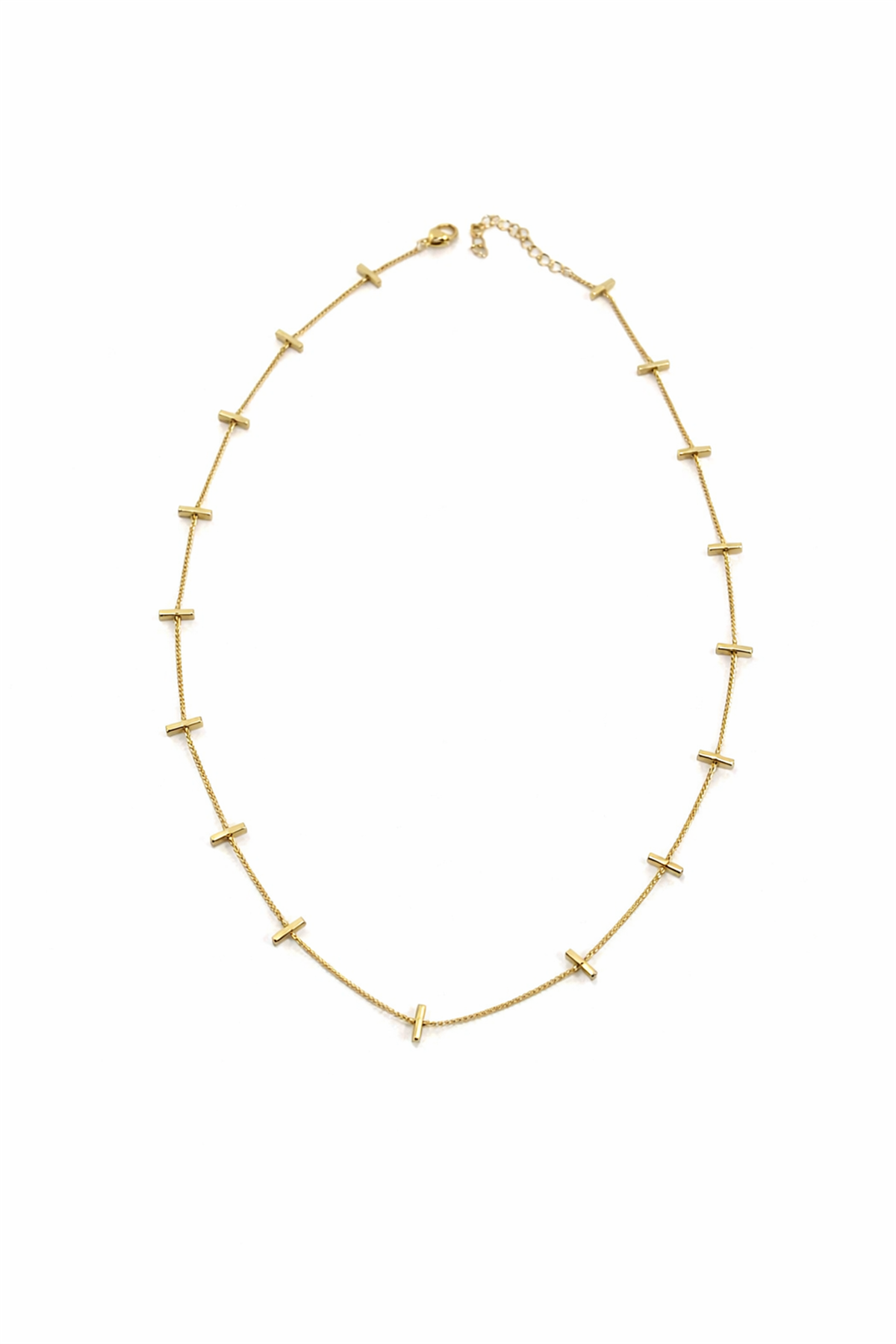 Çubuk Sıralı Zincir Kolye