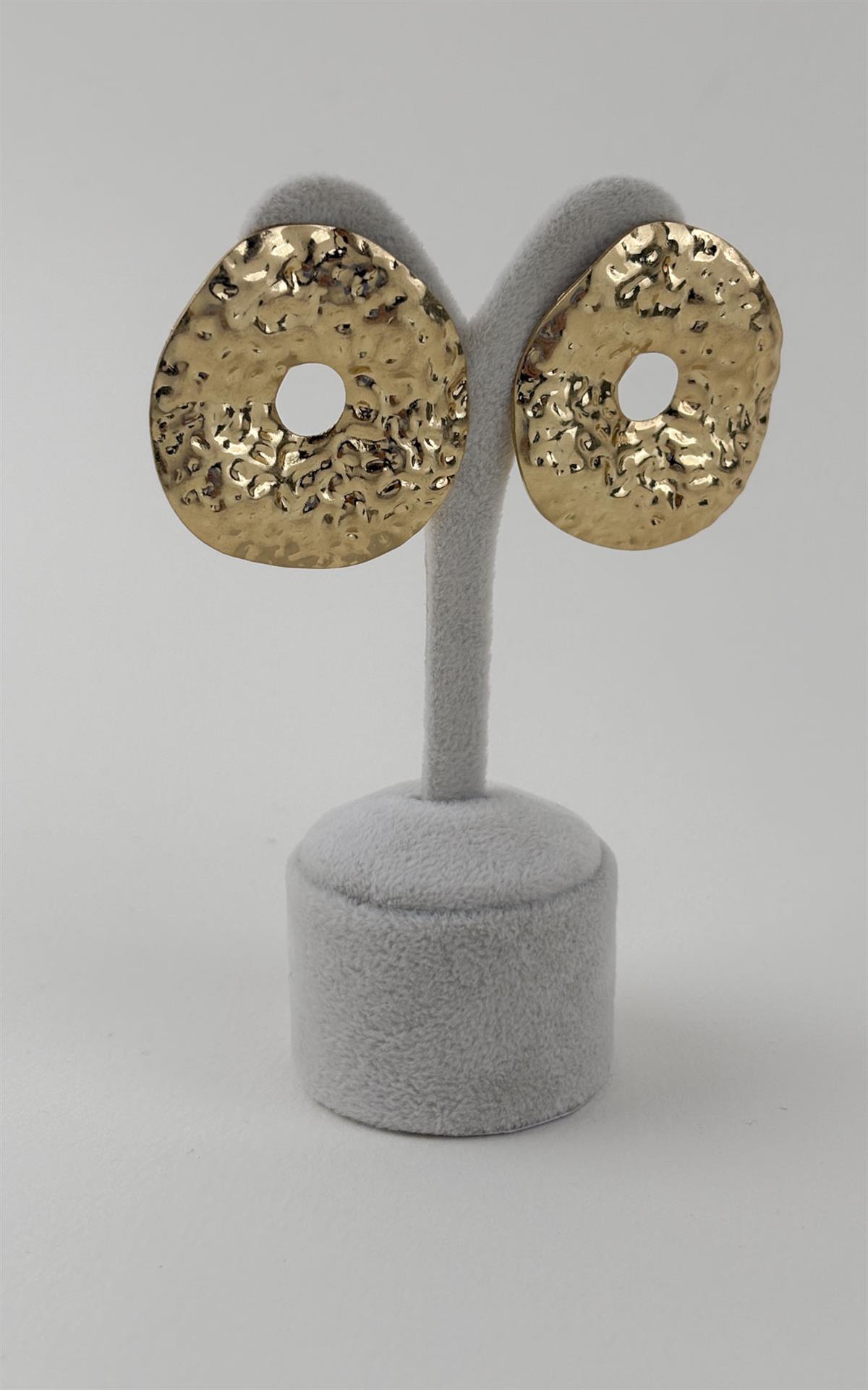 Daire Dövme Plaka Küpe