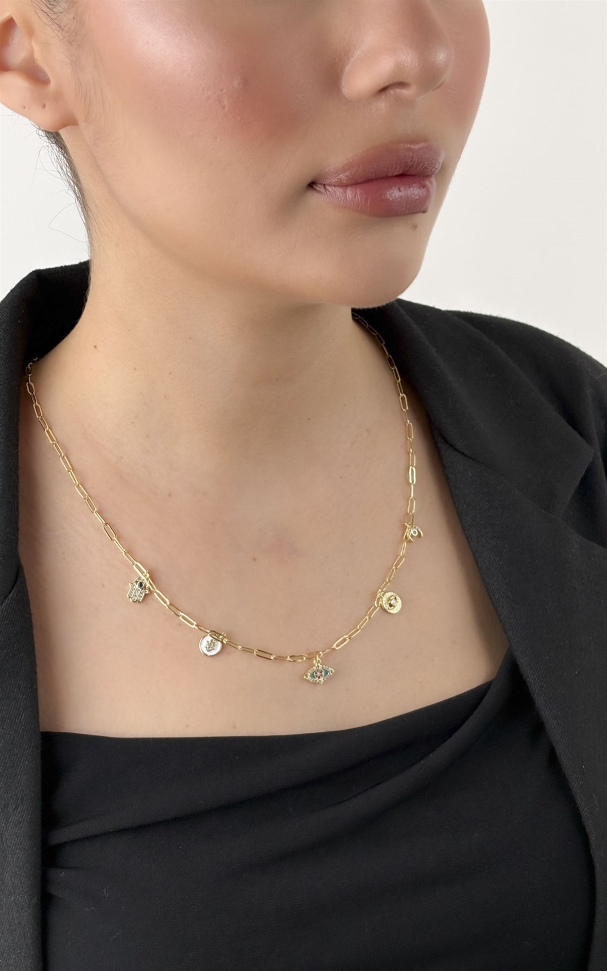 Göz Figürlü Kolye