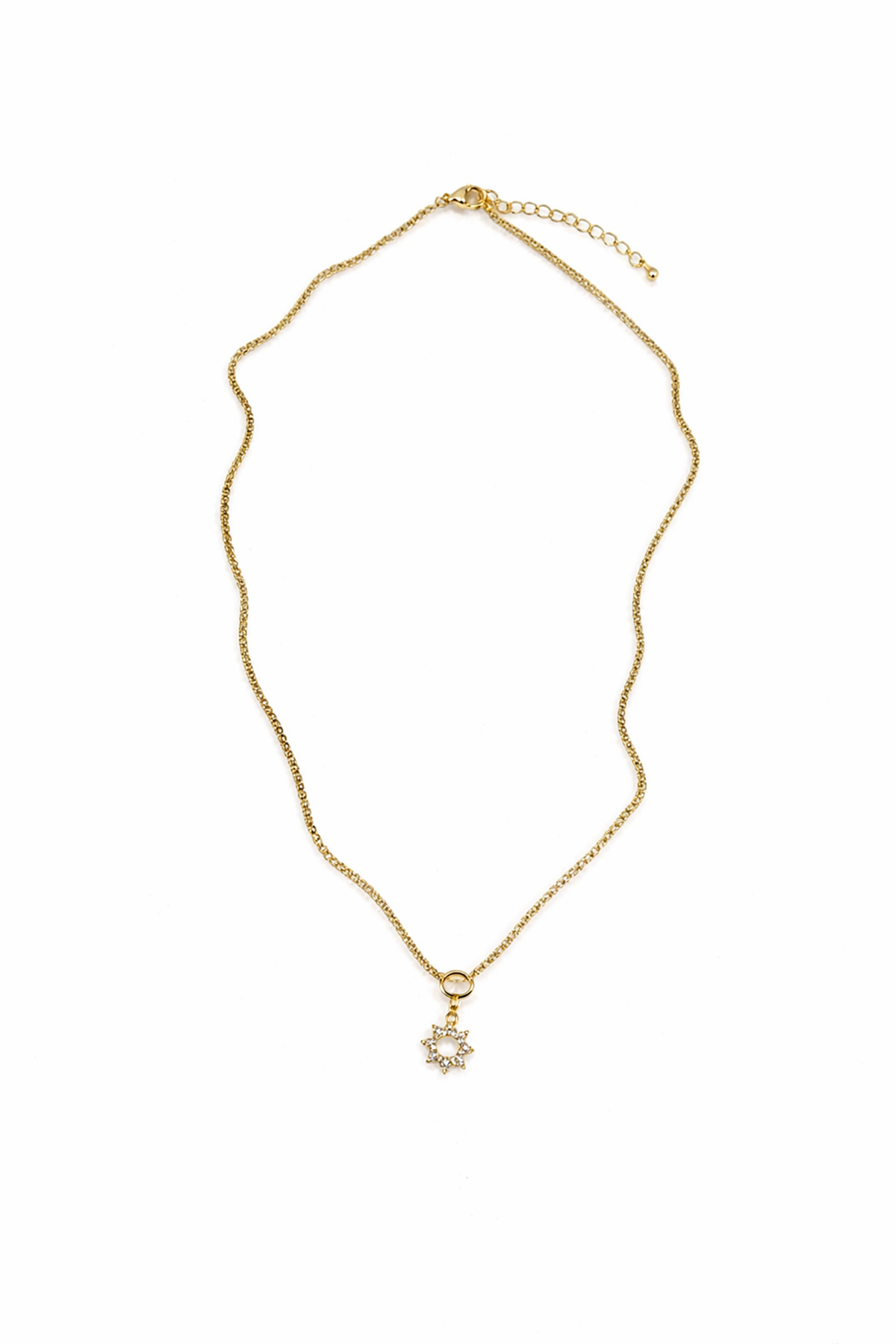 Güneş Figürlü Su Yolu Kolye