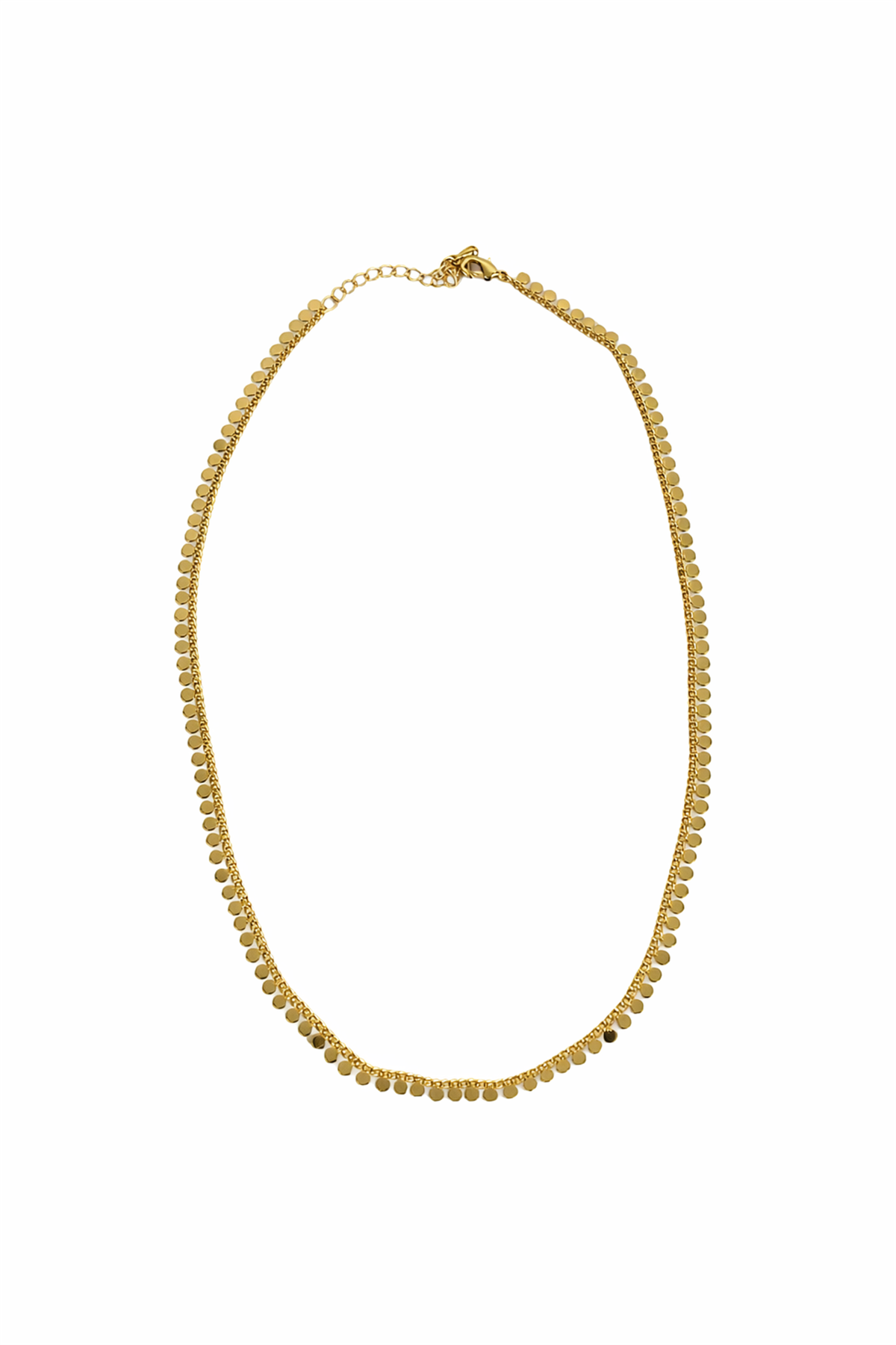 Pul Sıralı Zincir Kolye