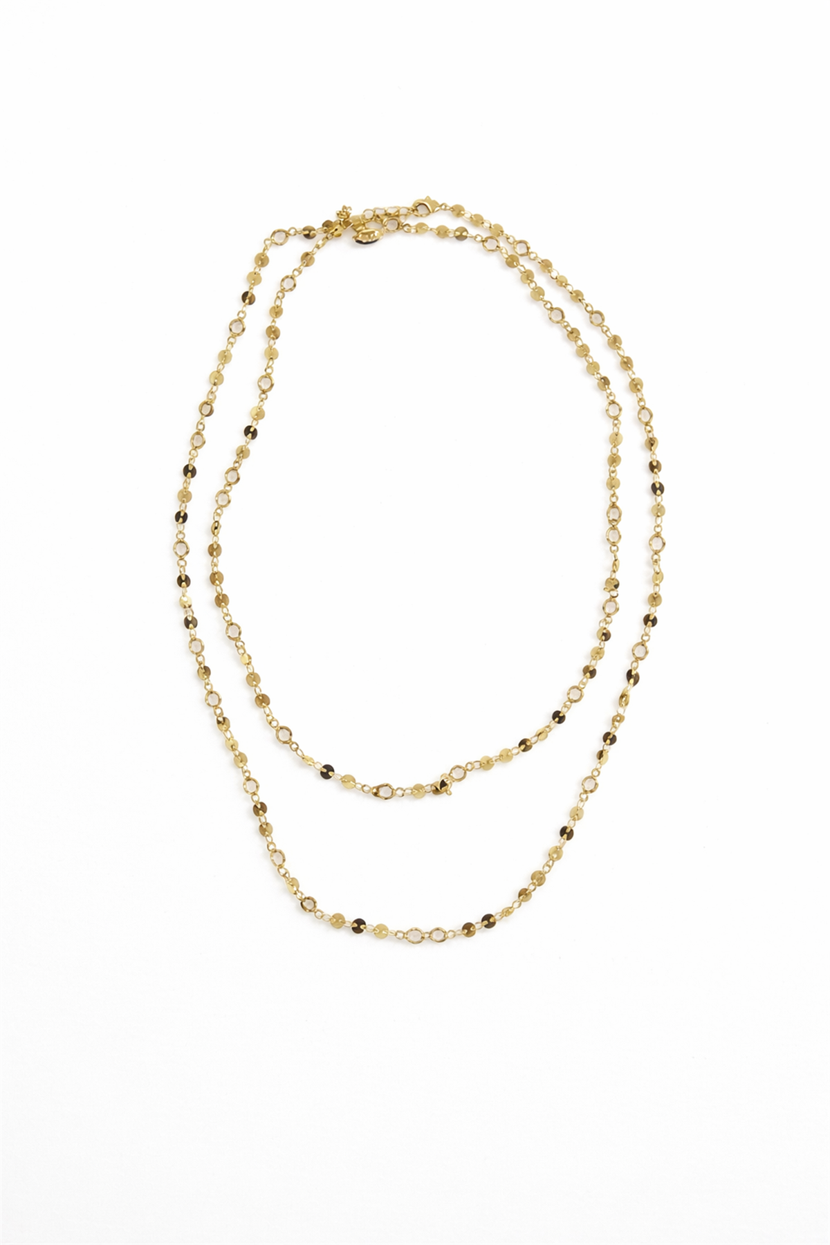 Pul ve Taş Sıralı Kolye