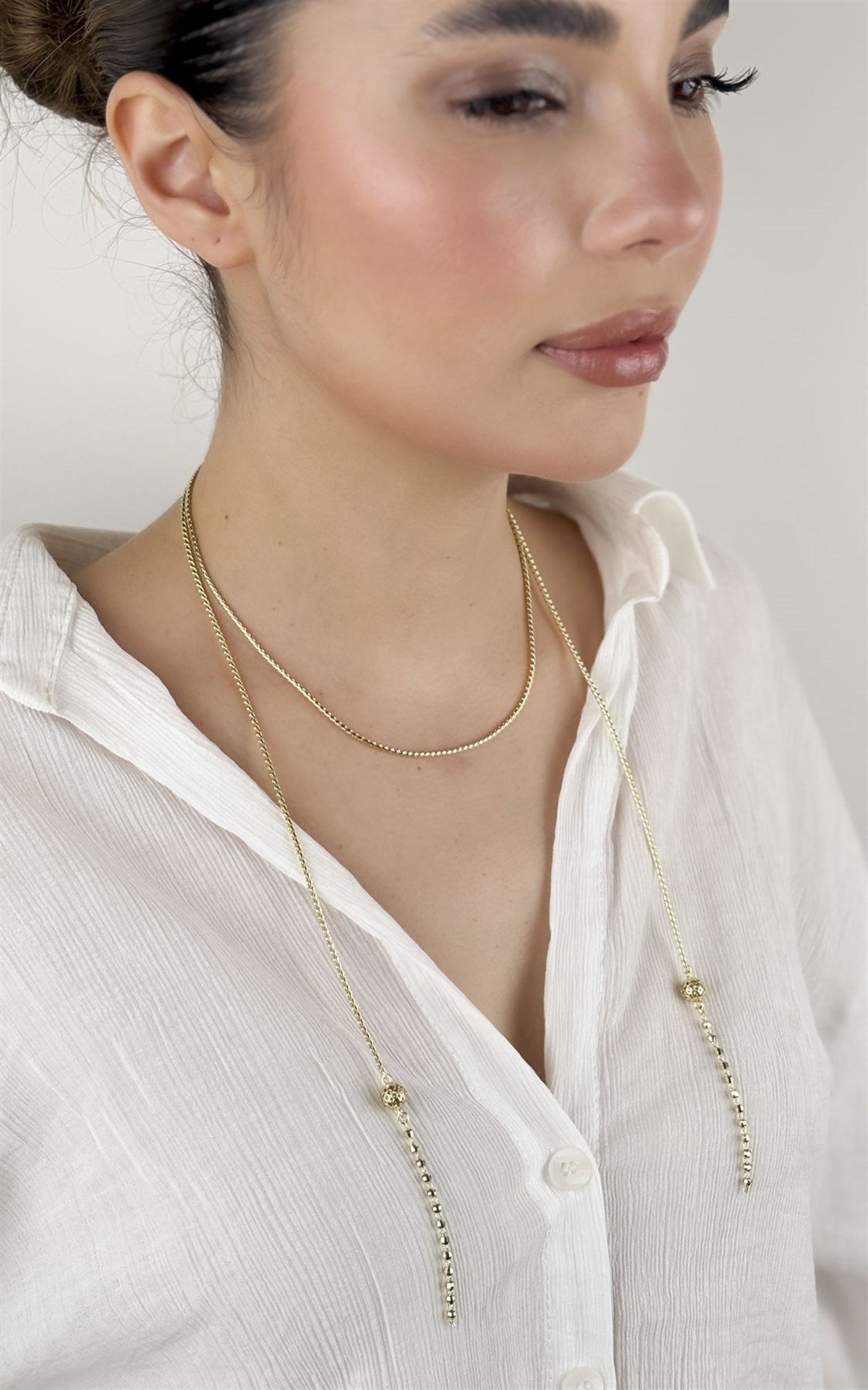 Topçuk Figürlü Kolye