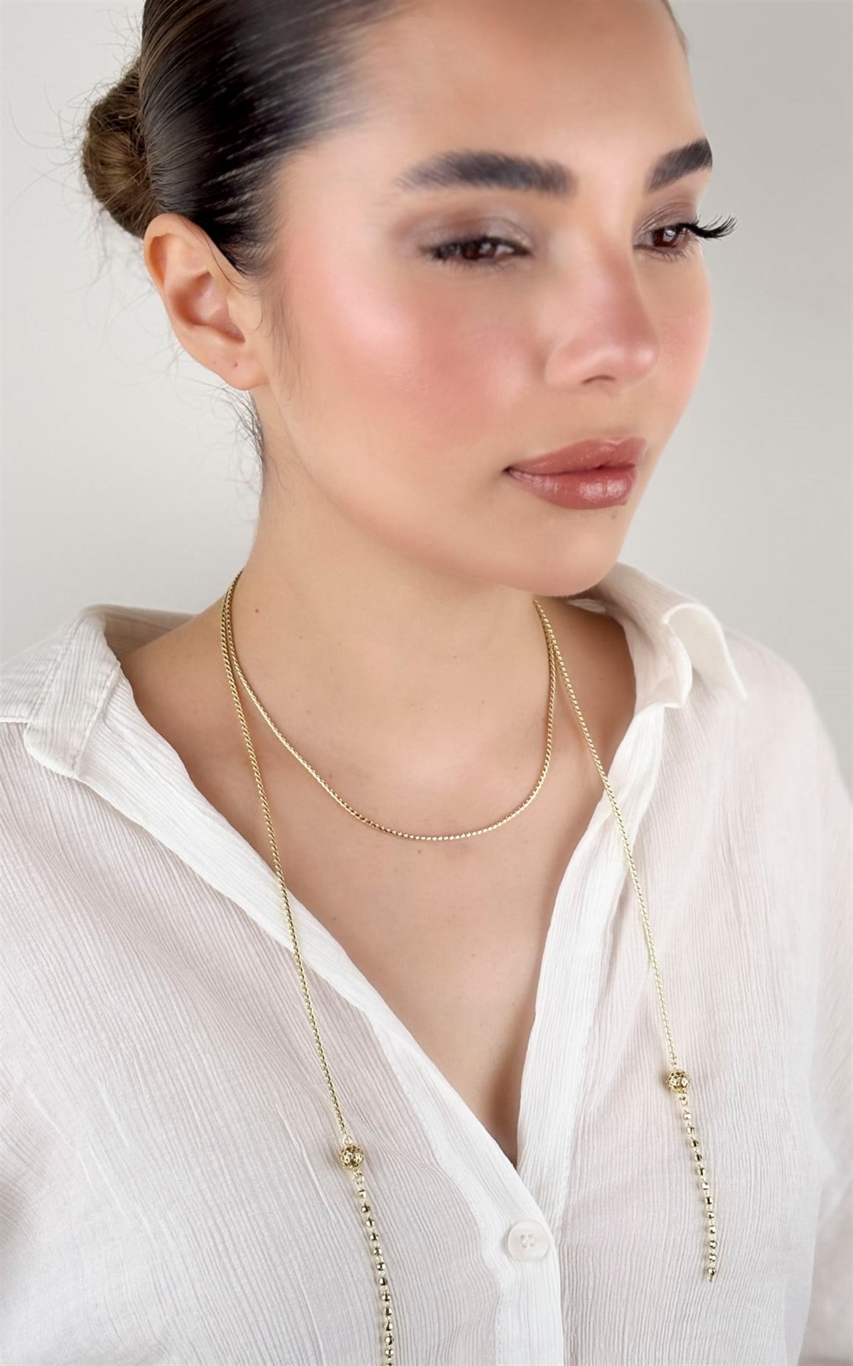 Topçuk Figürlü Kolye