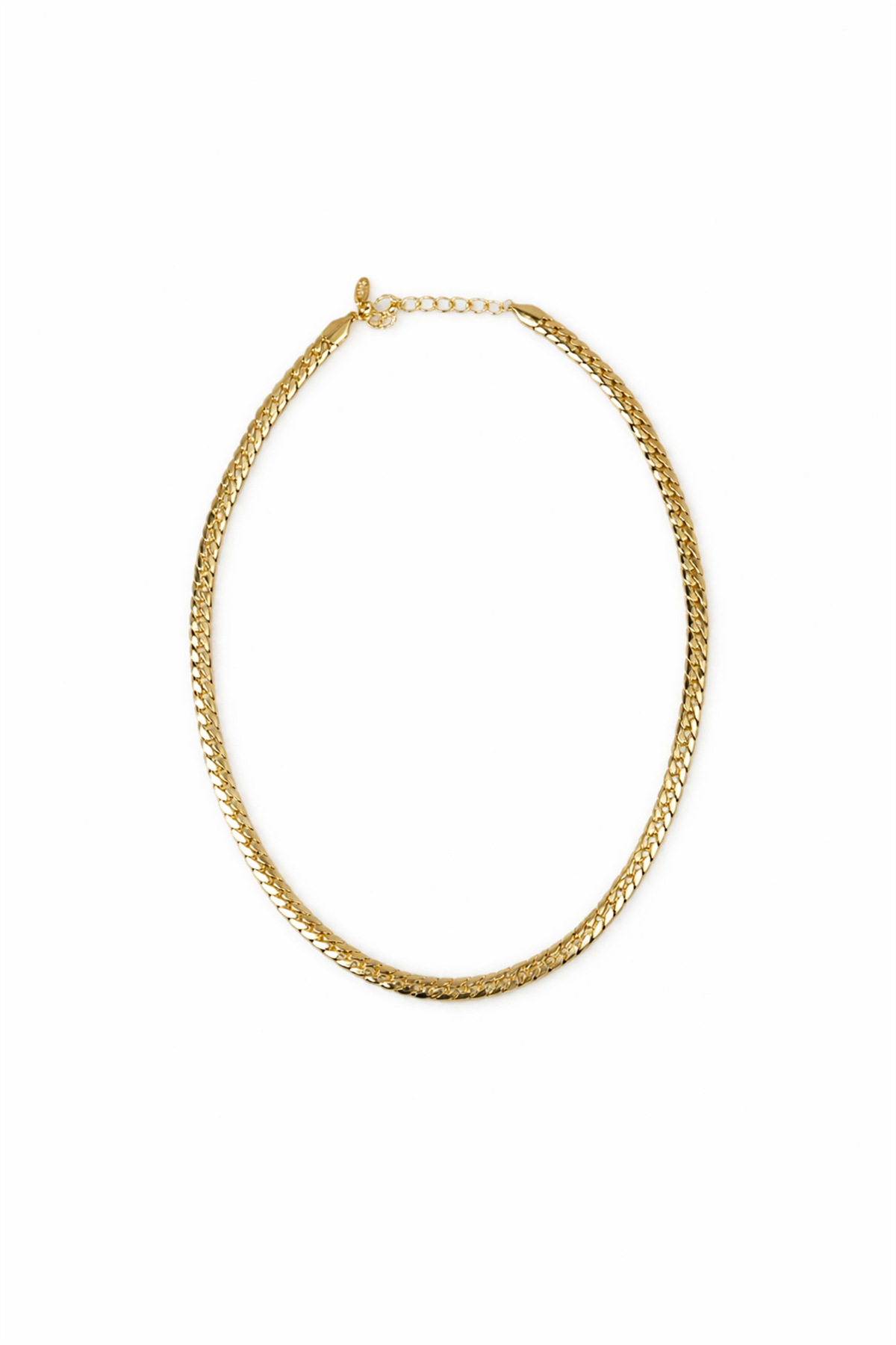 Yassı Ezme Zincir Kolye