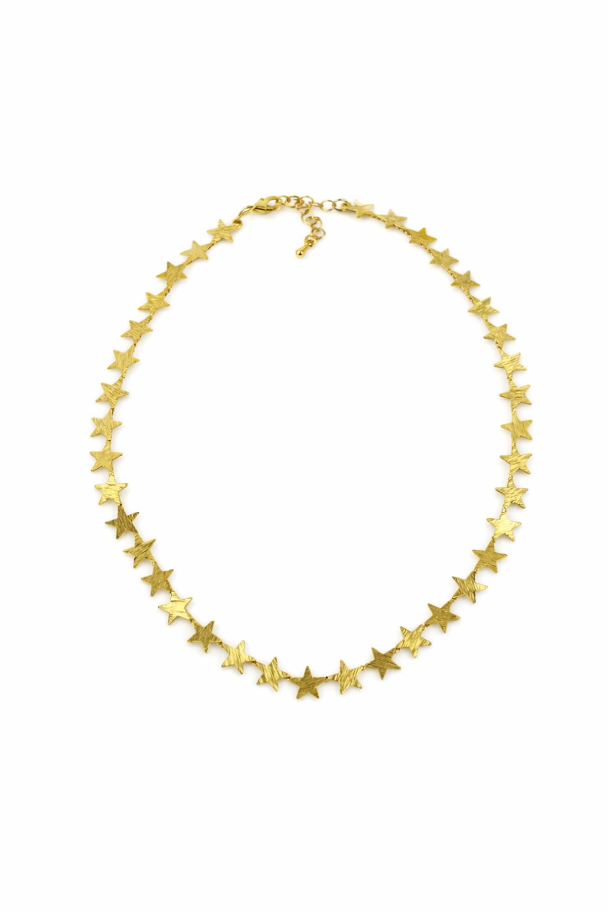 Yıldız Plaka Sıralı Kolye