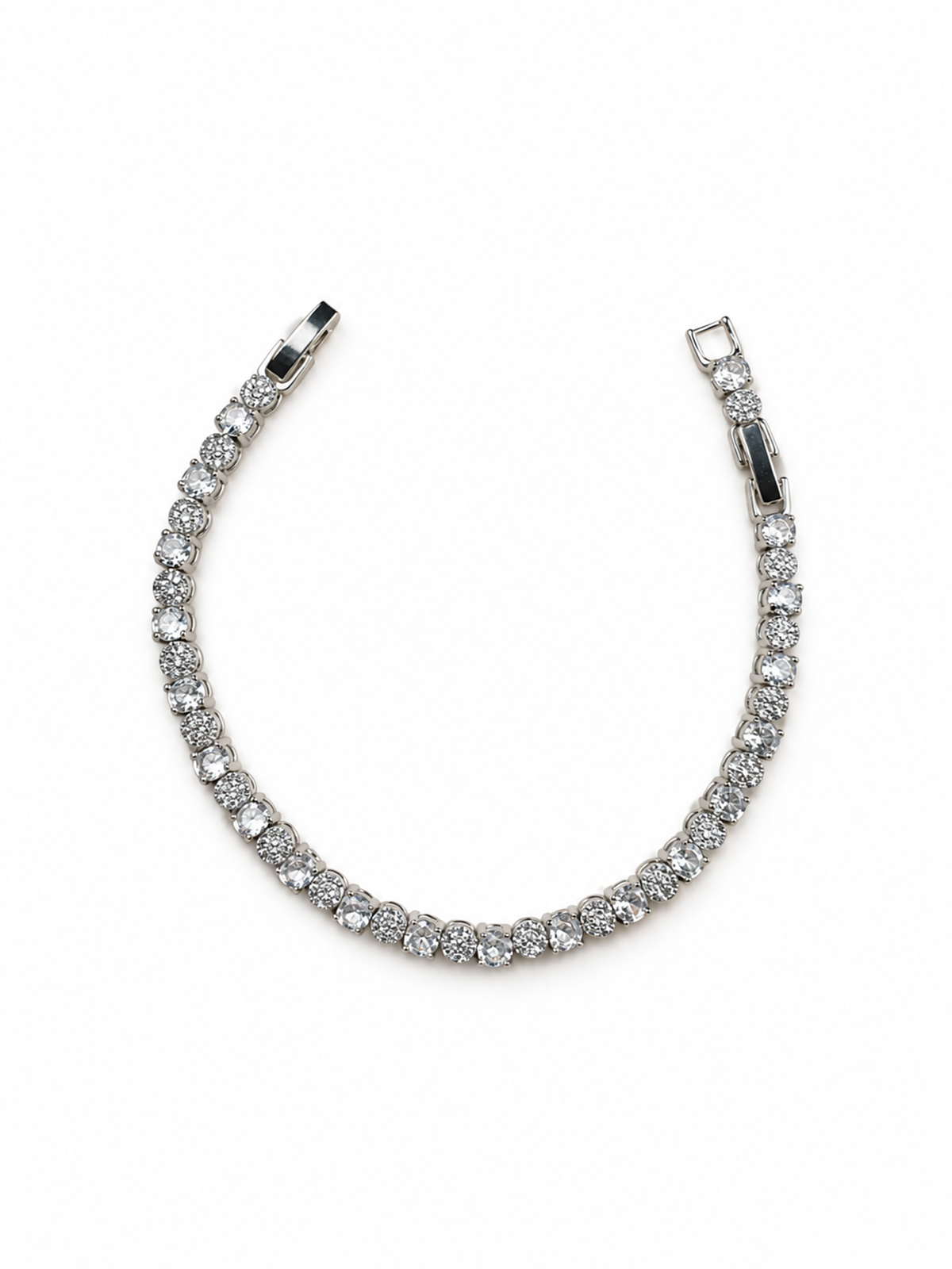 Zirkon Taşlı Silver Bileklik