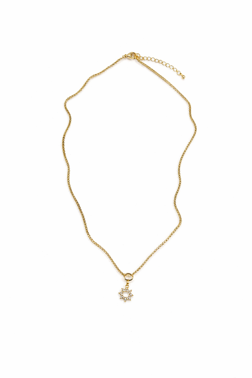 Güneş Figürlü Su Yolu Kolye