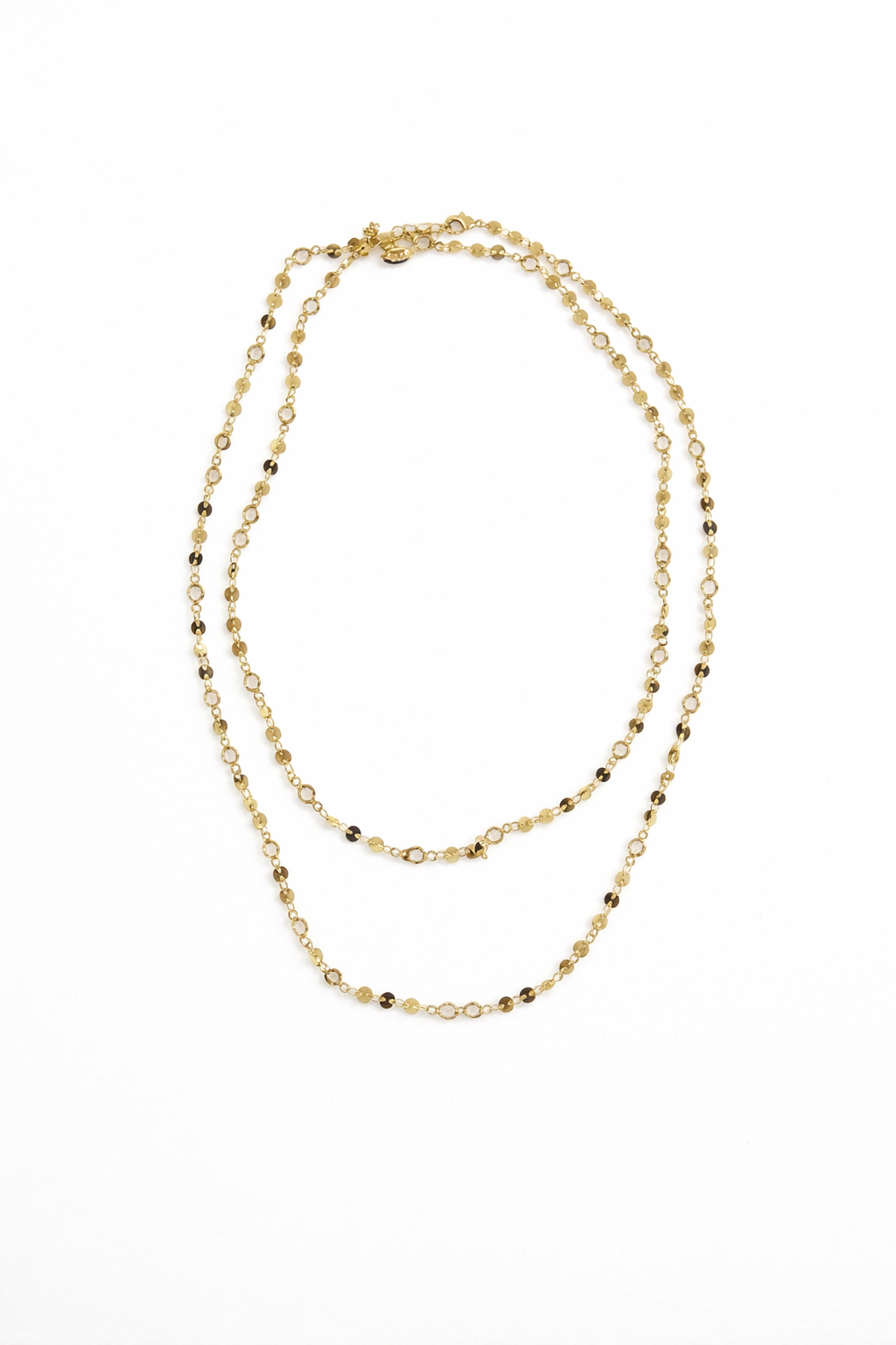 Pul ve Taş Sıralı Kolye