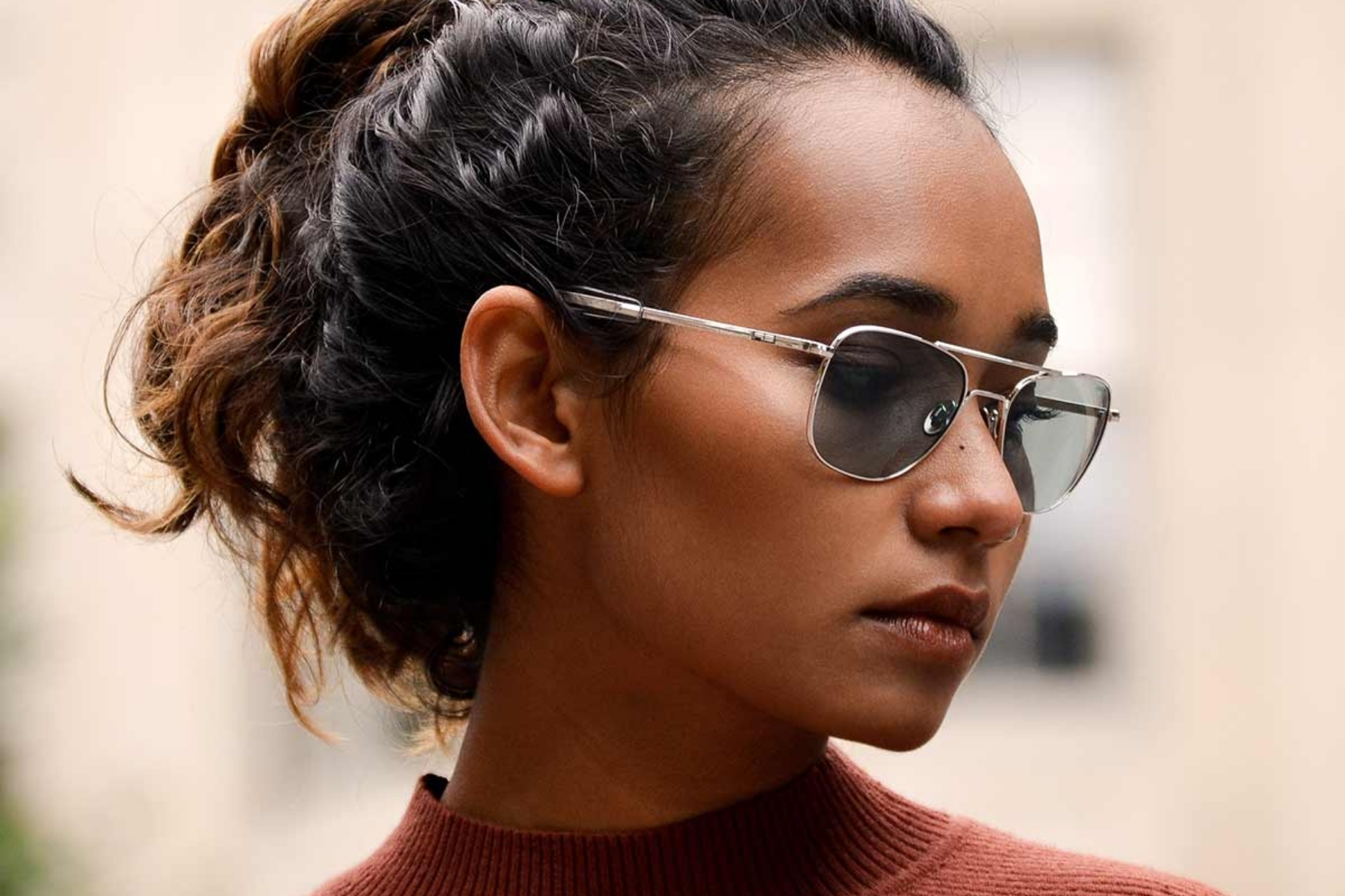 Randolph AF271 AVIATOR WHITE GOLD 58 Unisex Güneş Gözlüğü