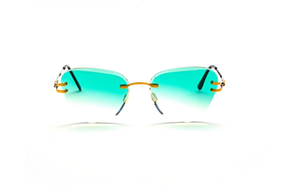 Freddie Mercury 1454 20 CAT EYE GLD GRN 58