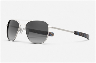 Randolph AF366 AVIATOR SATIN SILVER 58 Unisex Güneş Gözlüğü