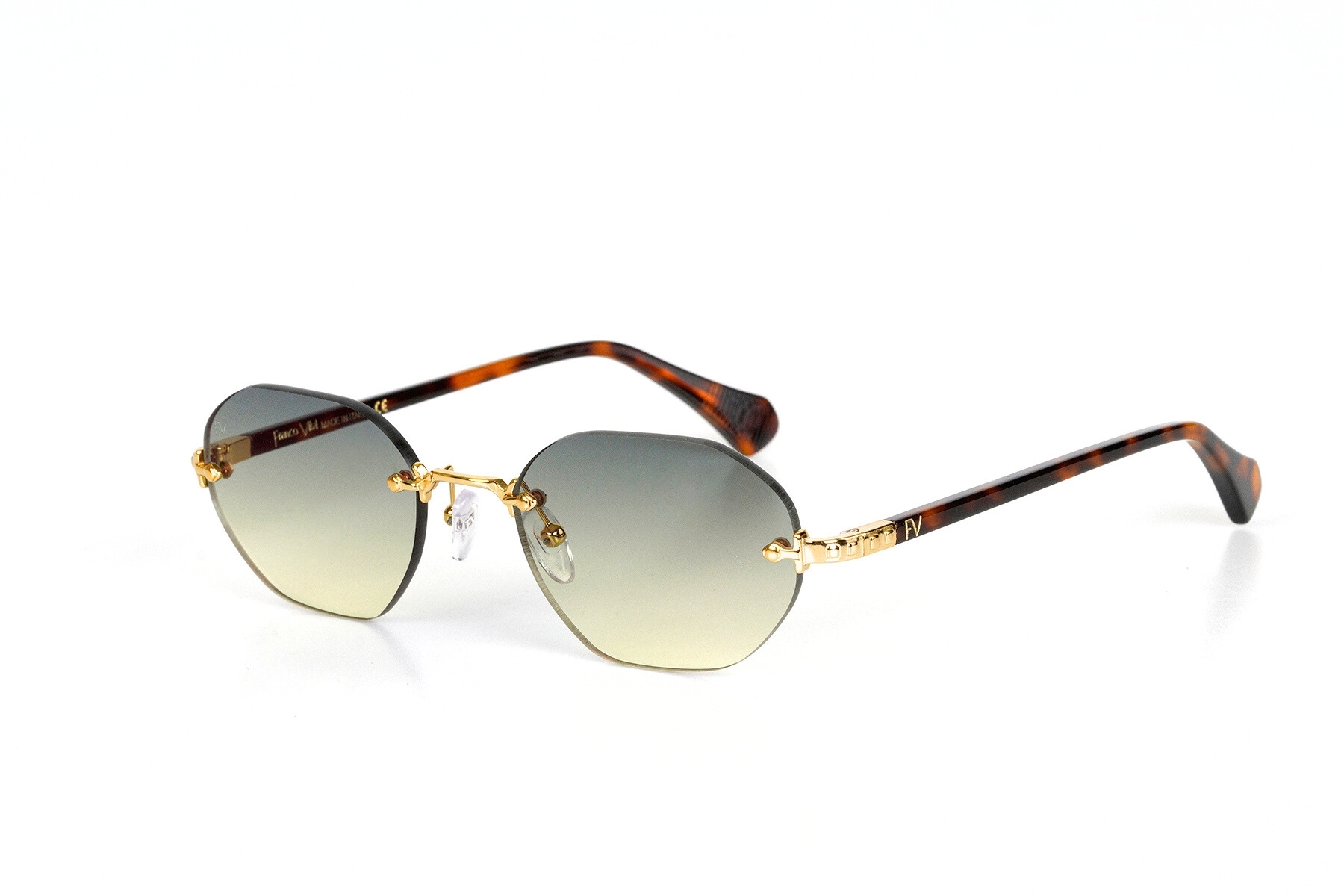 Franco Vital GAVEL (A) GLD YEŞİL-SARI 53 Unisex Güneş Gözlüğü